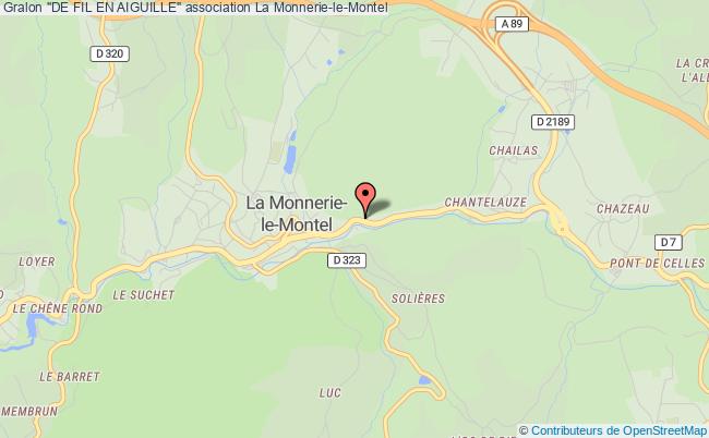 plan association "de Fil En Aiguille" La    Monnerie-le-Montel