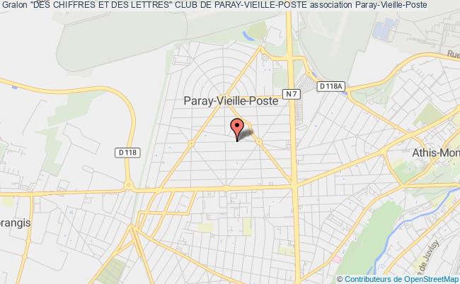 plan association "des Chiffres Et Des Lettres" Club De Paray-vieille-poste Paray-Vieille-Poste