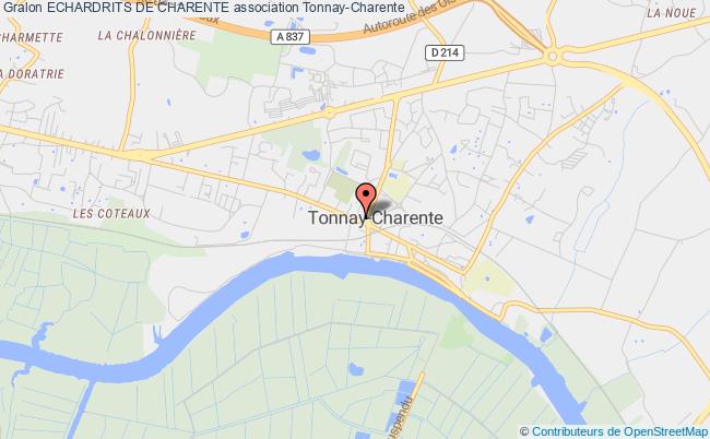 plan association 'echardrits De Charente' Tonnay-Charente