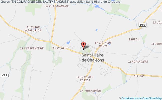 plan association "en Compagnie Des Saltimbanques" Saint-Hilaire-de-Chaléons