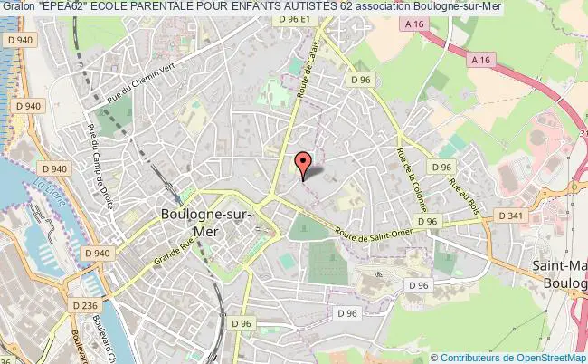 plan association "epea62" Ecole Parentale Pour Enfants Autistes 62 Boulogne-sur-Mer