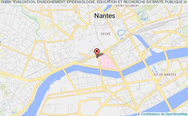plan association "evaluation, Enseignement, Epidemiologie, Education Et Recherche En Sante Publique (4 Ers) Nantes CEDEX 01
