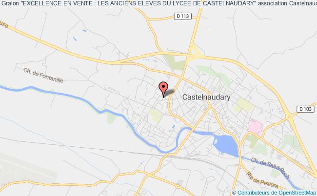 plan association "excellence En Vente : Les Anciens Eleves Du Lycee De Castelnaudary" Castelnaudary