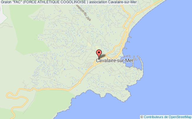 plan association "fac" (force AthlÉtique Cogolinoise ) Cavalaire-sur-Mer