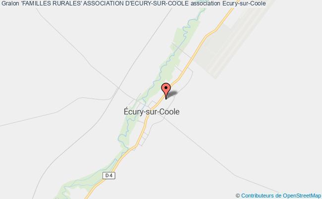 plan association 'familles Rurales' Association D'ecury-sur-coole Écury-sur-Coole