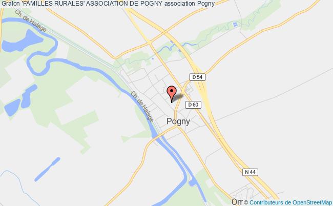 plan association 'familles Rurales' Association De Pogny Pogny