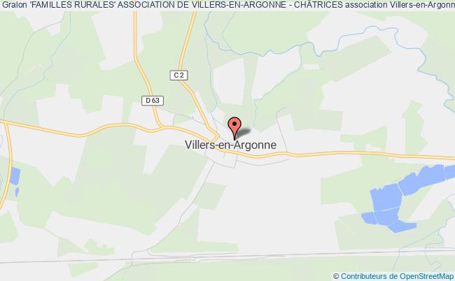 plan association 'familles Rurales' Association De Villers-en-argonne - ChÂtrices Villers-en-Argonne