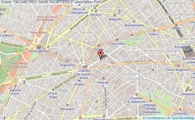 plan association "geometres Sans Frontieres" Paris