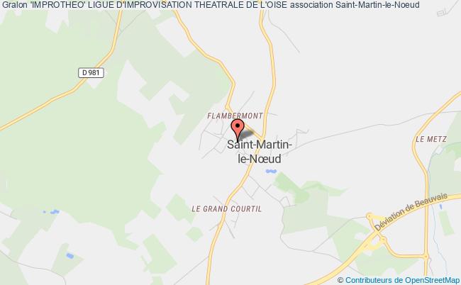 plan association 'improtheo' Ligue D'improvisation Theatrale De L'oise Saint-Martin-le-Noeud