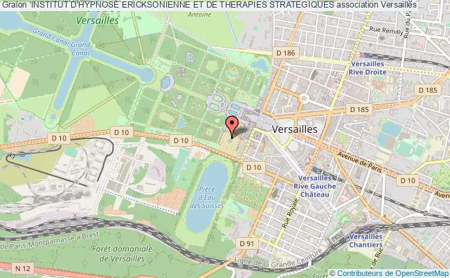 plan association 'institut D'hypnose Ericksonienne Et De Therapies Strategiques Versailles