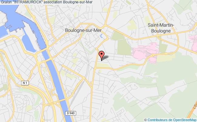 plan association "intramurock" Boulogne-sur-Mer