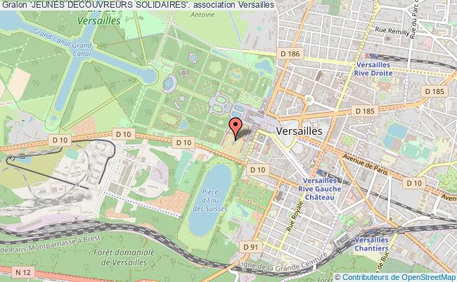 plan association 'jeunes Decouvreurs Solidaires'. Versailles
