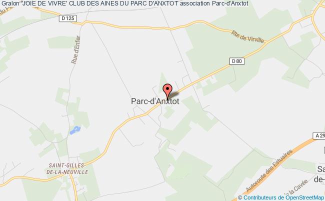 plan association 'joie De Vivre' Club Des Aines Du Parc D'anxtot Parc-d'Anxtot