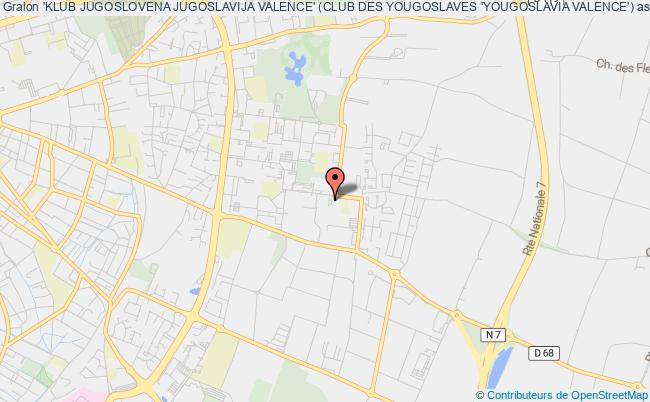 plan association 'klub Jugoslovena Jugoslavija Valence' (club Des Yougoslaves 'yougoslavia Valence') Valence