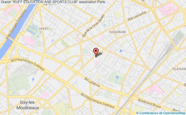 plan association "kuff Éducation And Sports Club" Paris