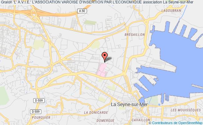 plan association 'l' A.v.i.e.' L'association Varoise D'insertion Par L'economique La    Seyne-sur-Mer