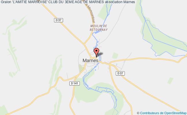 plan association 'l'amitie Marnoise' Club Du 3eme Age De Marnes Marnes