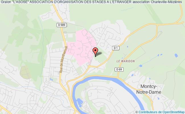 plan association "l'asose" Association D'organisation Des Stages A L'etranger Charleville-Mézières