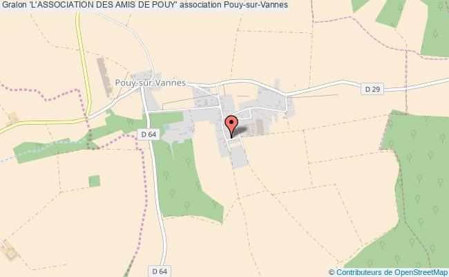 plan association 'l'association Des Amis De Pouy' Pouy-sur-Vannes