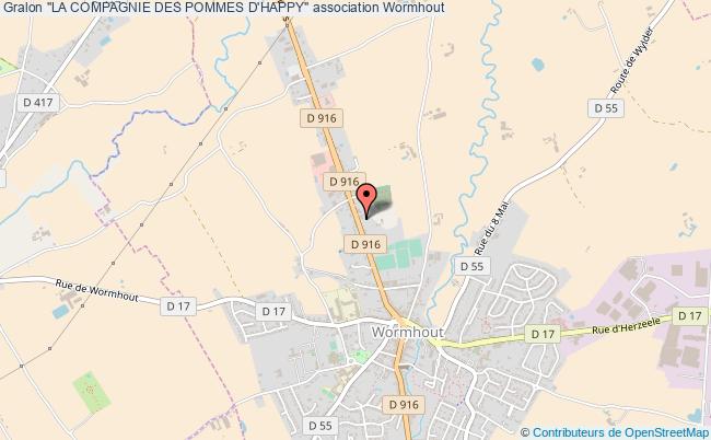plan association "la Compagnie Des Pommes D'happy" Wormhout