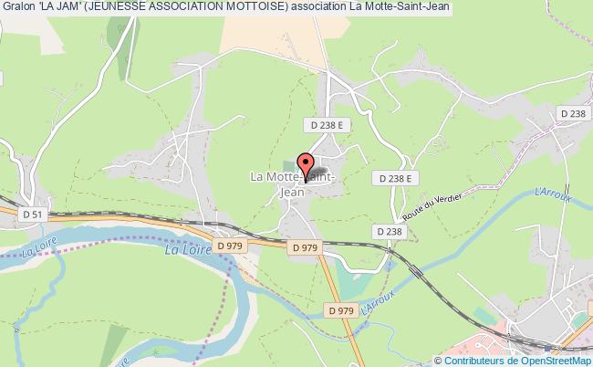 plan association 'la Jam' (jeunesse Association Mottoise) La    Motte-Saint-Jean