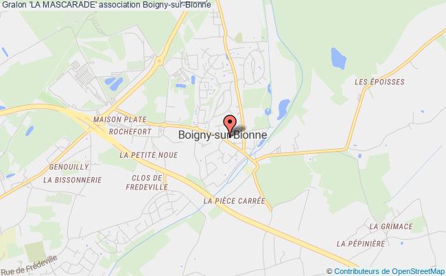 plan association 'la Mascarade' Boigny-sur-Bionne