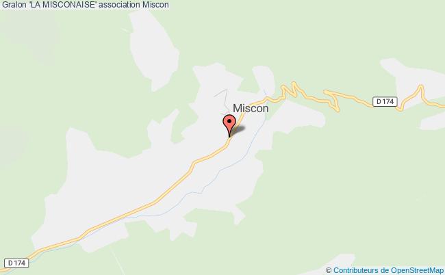 plan association 'la Misconaise' Miscon
