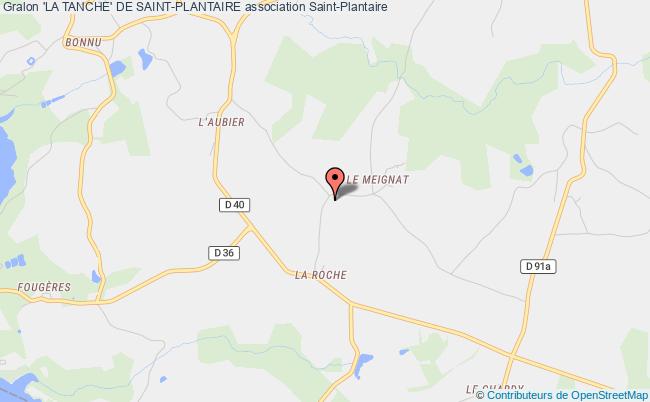 plan association 'la Tanche' De Saint-plantaire Saint-Plantaire