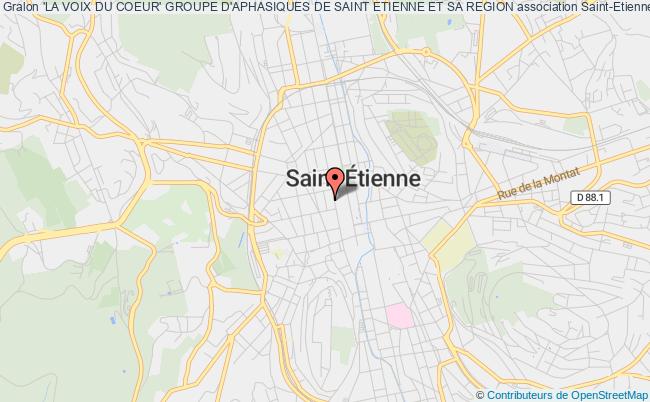 plan association 'la Voix Du Coeur' Groupe D'aphasiques De Saint Etienne Et Sa Region Saint-Étienne