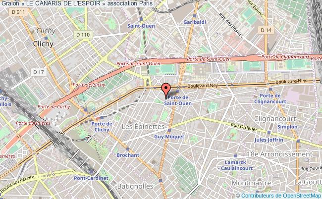 plan association « Le Canaris De L'espoir » Paris