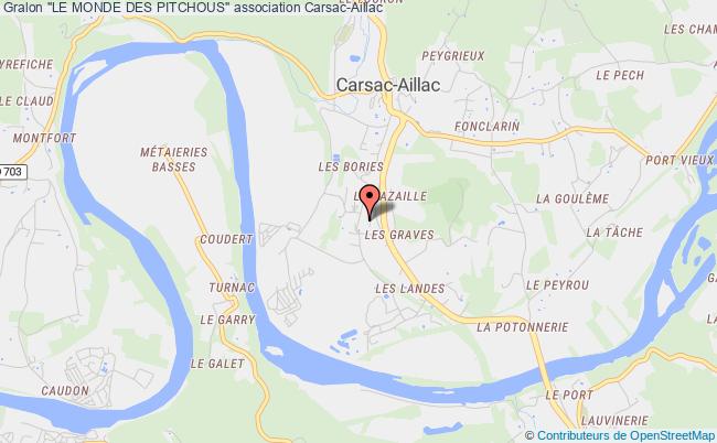 plan association "le Monde Des Pitchous" Carsac-Aillac