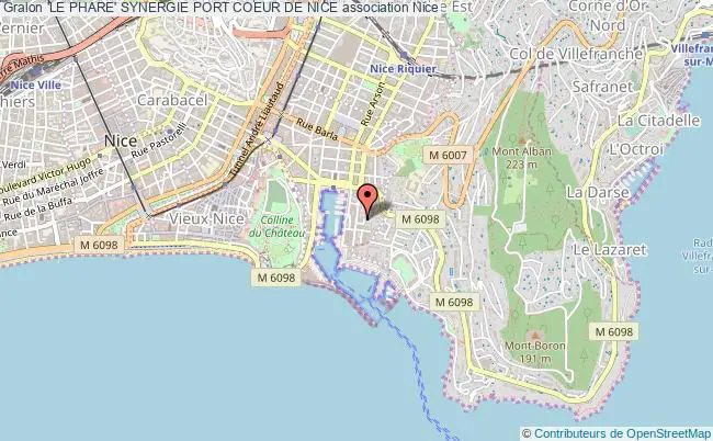 plan association 'le Phare' Synergie Port Coeur De Nice Nice