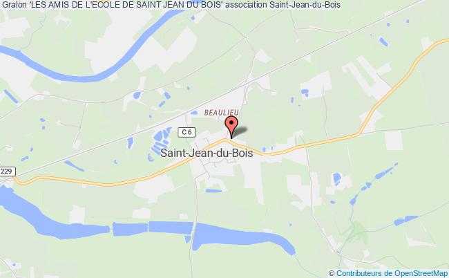 plan association 'les Amis De L'ecole De Saint Jean Du Bois' Saint-Jean-du-Bois