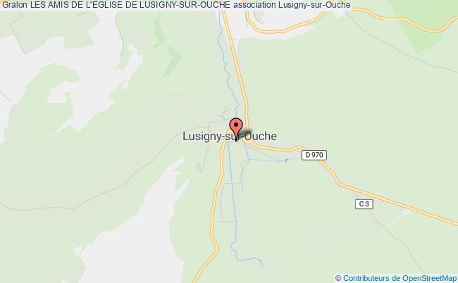 plan association "les Amis De L'eglise De Lusigny-sur-ouche" Lusigny-sur-Ouche