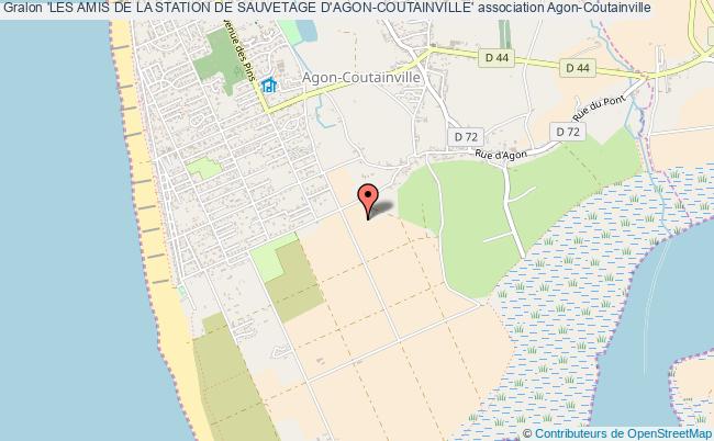 plan association 'les Amis De La Station De Sauvetage D'agon-coutainville' Agon-Coutainville
