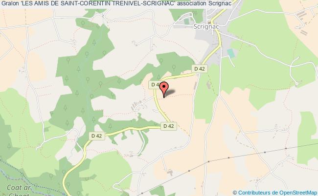 plan association 'les Amis De Saint-corentin Trenivel-scrignac' Scrignac