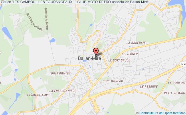 plan association 'les Cambouilles Tourangeaux ' - Club Moto Retro Ballan-Miré