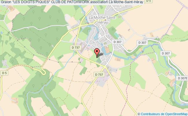 plan association "les Doigts Piques" Club De Patchwork La Mothe-Saint-Héray