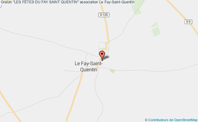 plan association "les FÊtes Du Fay Saint Quentin" Fay-Saint-Quentin