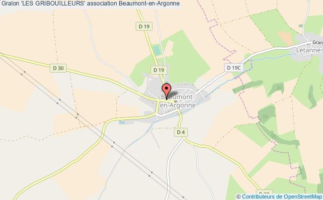 plan association 'les Gribouilleurs' Beaumont-en-Argonne