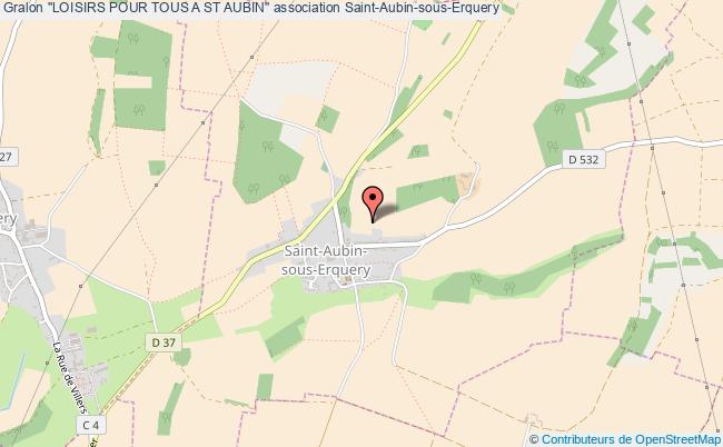 plan association "loisirs Pour Tous A St Aubin" Saint-Aubin-sous-Erquery