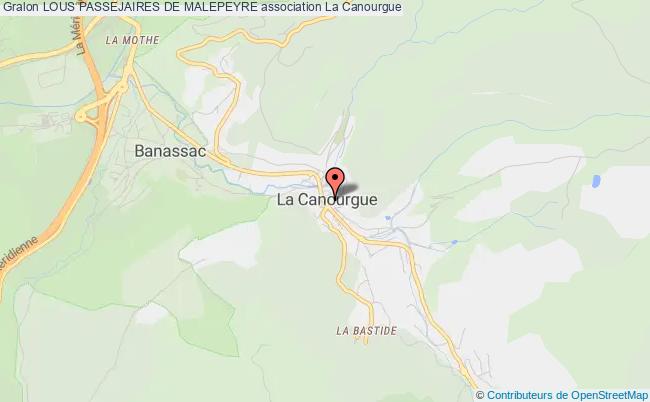 plan association "lous Passejaires" Club De Retraite Sportive La    Canourgue