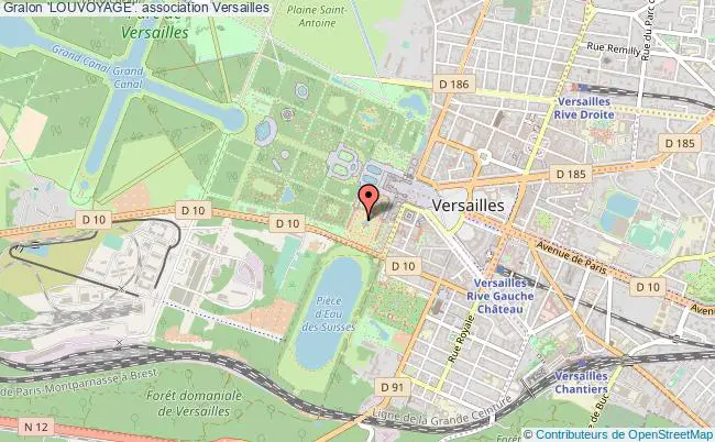 plan association 'louvoyage'. Versailles