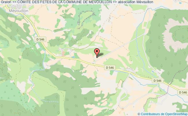 << COMITE DES FETES DE LA COMMUNE DE MEVOUILLON >>