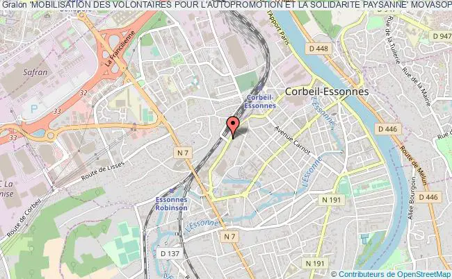 plan association 'mobilisation Des Volontaires Pour L'autopromotion Et La Solidarite Paysanne' Movasopa Corbeil-Essonnes