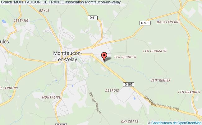 plan association 'montfaucon' De France Montfaucon-en-Velay