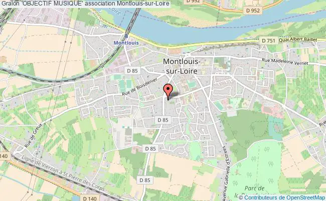 plan association 'objectif Musique' Montlouis-sur-Loire
