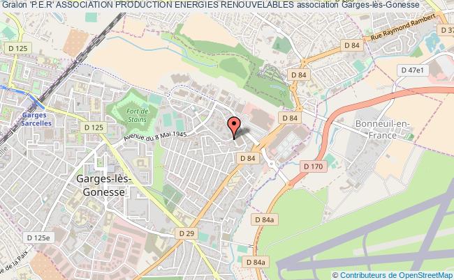 plan association 'p.e.r' Association Production Energies Renouvelables Garges-lès-Gonesse