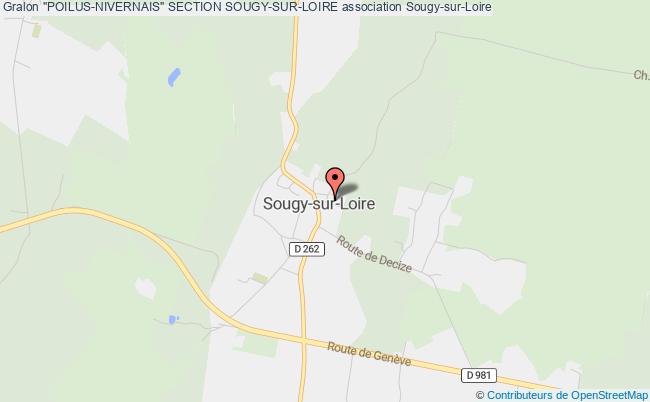 plan association "poilus-nivernais" Section Sougy-sur-loire Sougy-sur-Loire