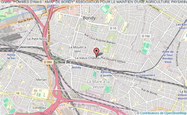 "POMMES D'AMIS - AMAP DE BONDY" ASSOCIATION POUR LE MAINTIEN D'UNE AGRICULTURE PAYSANNE